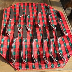 Set of 12 Stainless Steel Knives Dansk Torun Style Made In Japan Butter Knives